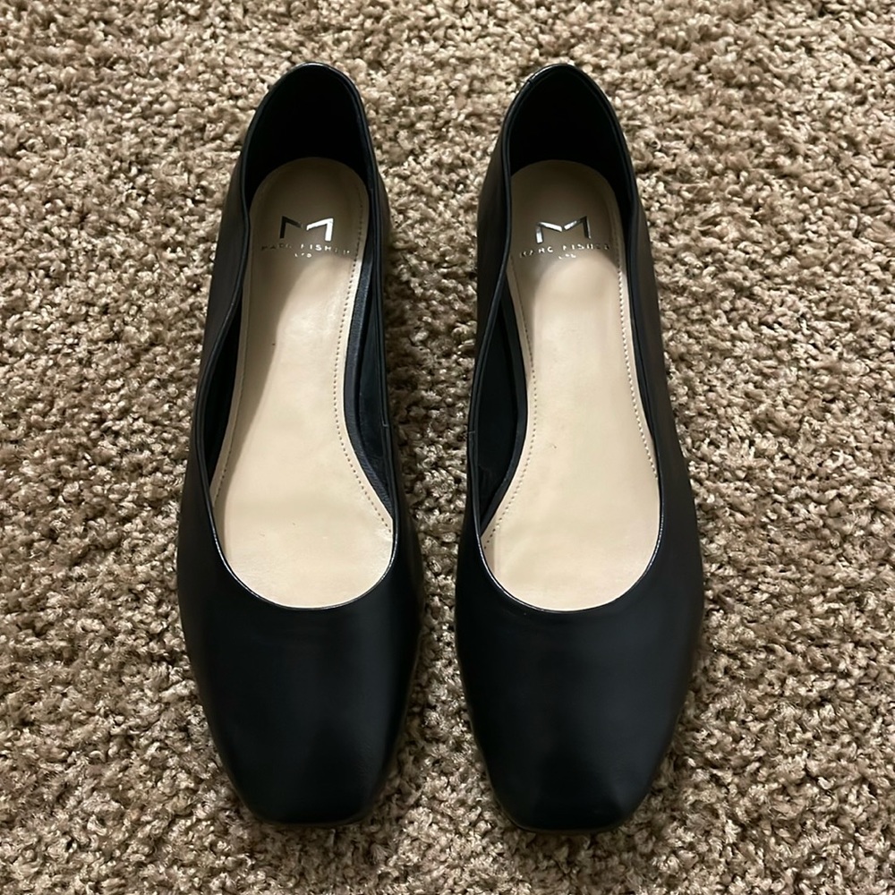 Marc Fisher Black Flats